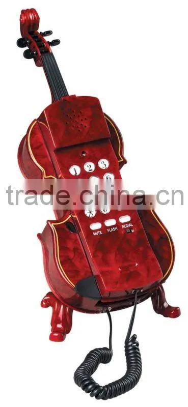 Cartoon Telephone, Violin Shape Telephone