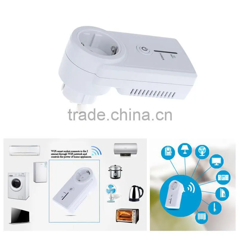 portable wifi power socket remote control home electrical appliances on/off and preset time function for lounger