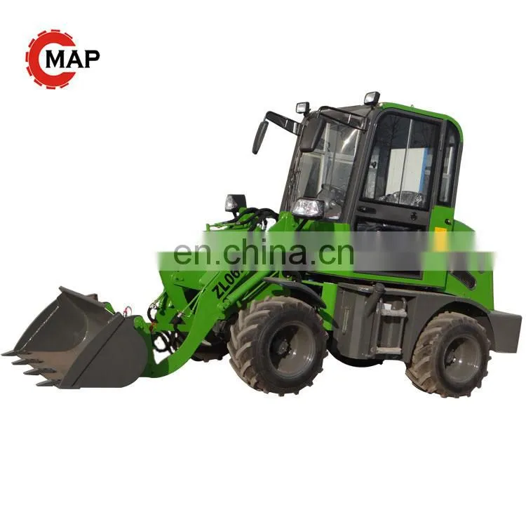 ZL06F hydraulic mini wheel loader 4x4 drive type 0.6ton small wheel loader for sale with ce for sale