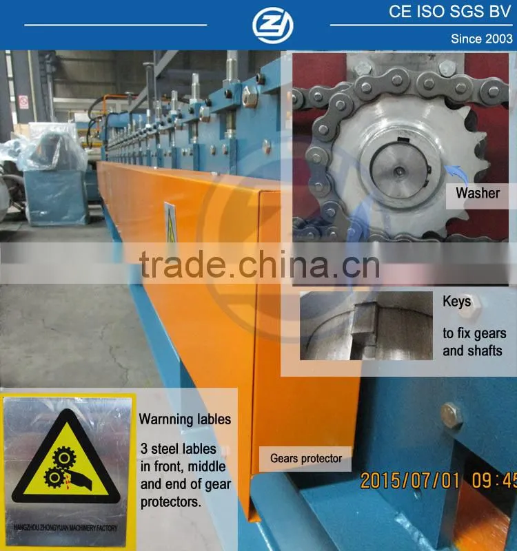 Aluminum Step Tile Roof Roll Forming Machine