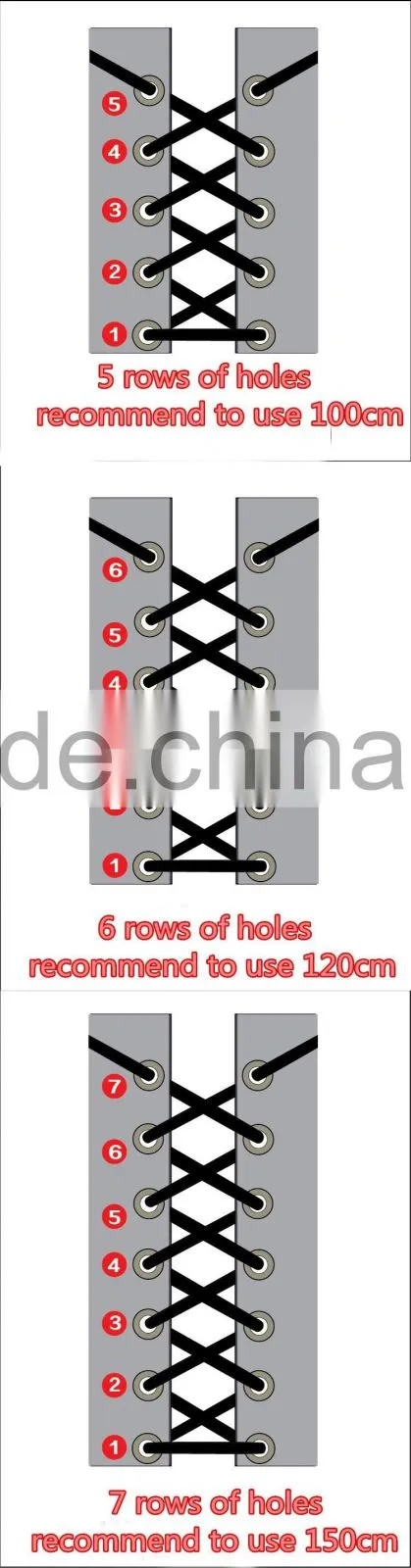 6mm Wide Flat Waxed Shoelaces Cotton