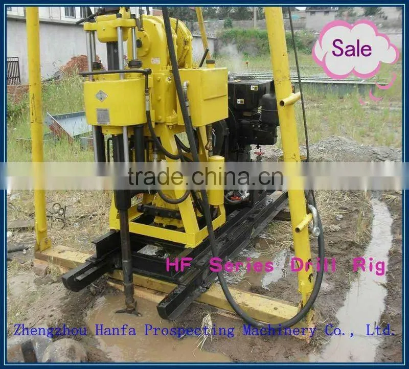 HF200 wheeled drilling rig for water ! Easy to operate&transport