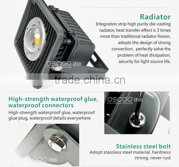 High quality high power led flood light 120degree 30W led flood light 85-265V