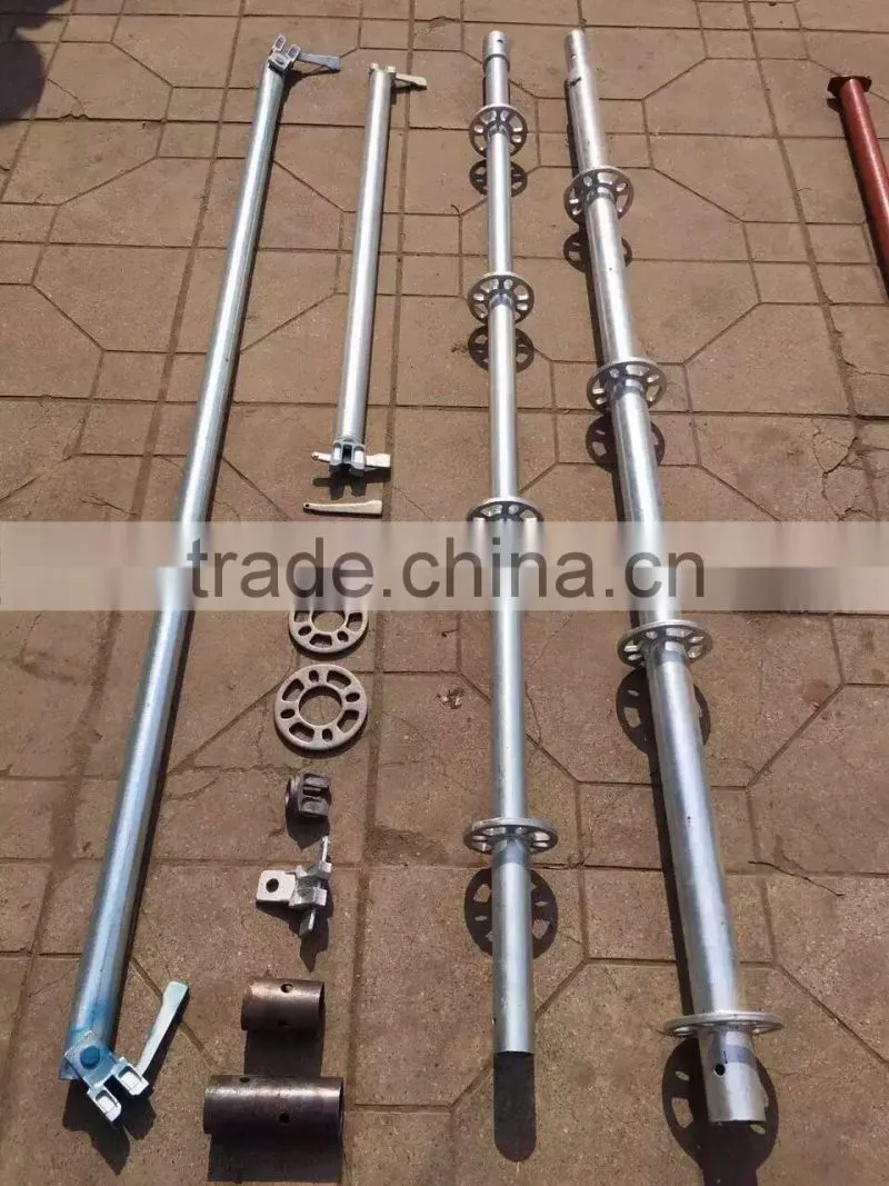 cuplock scaffolding system, galvanized ringlock scaffolding 48.3mm, pipe scaffolding system