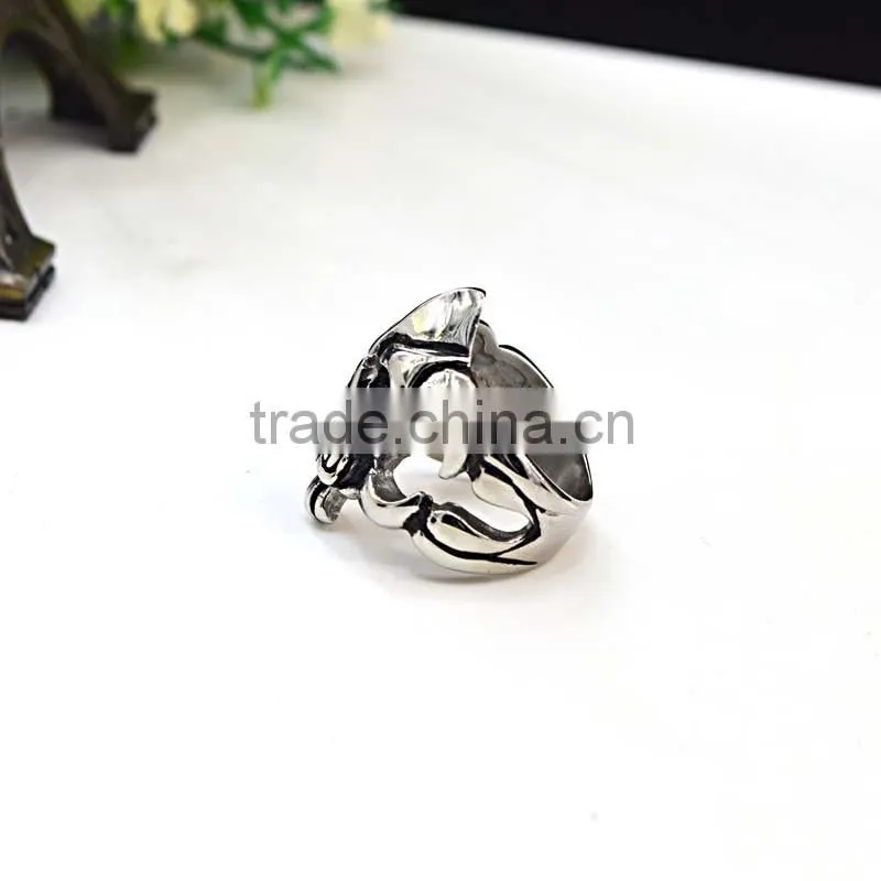 MOQ 3 piece latest silver fashion jewelry finger ring designs for men