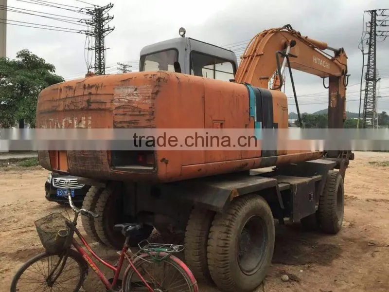 Used Japan Wheel Excavator Hitachi EX100WD-1 For Sale