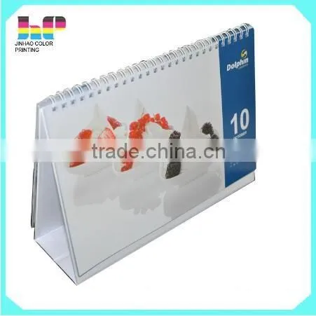 China cheap printable paper desk table calendar printing