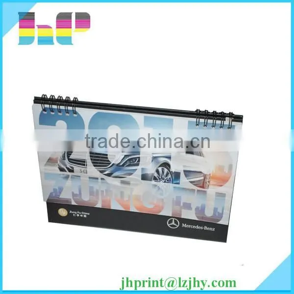 custom printable folding paper desk year calendar
