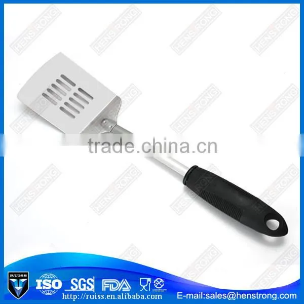 Hanging kitchen utensils stainless steel slotted turner ,slotted spatula