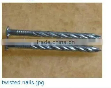 top selling galvanized twisted nails China manufacturer