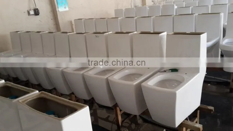 NEW square types of bathroom design China wc toilet bowl