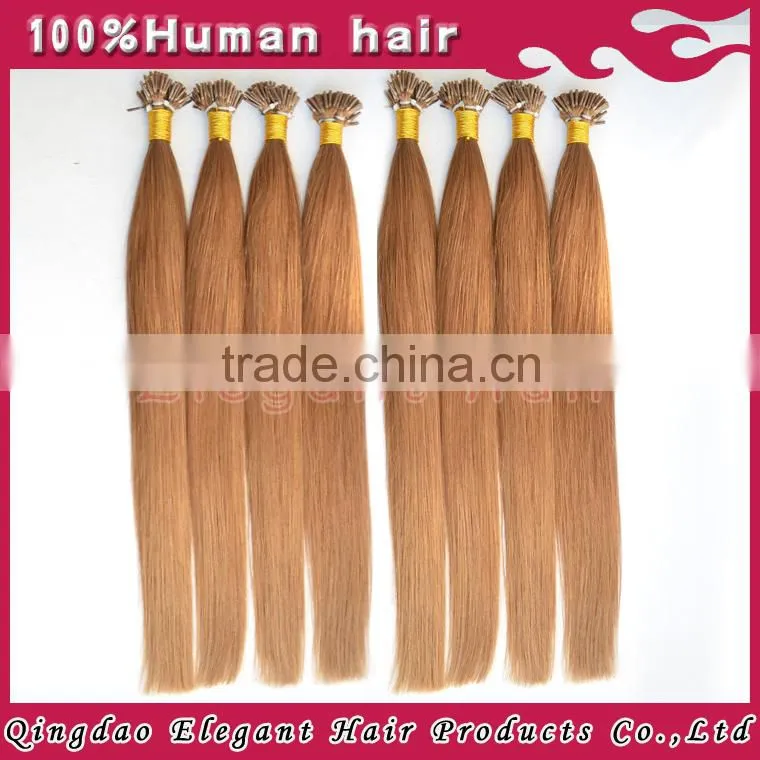 human hair 100% unprocessed human hair extension 1g/strand