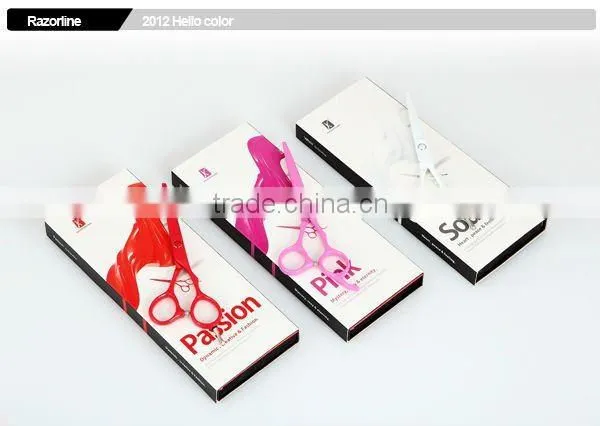 RAZORLINE R8W/ White Teflon Coating/ white hair scissors