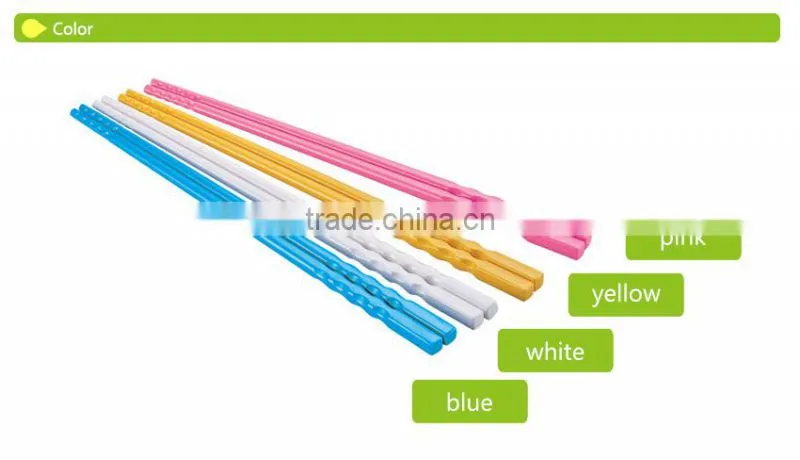 D701 many color chinese style plastic chopsticks(1 pair)