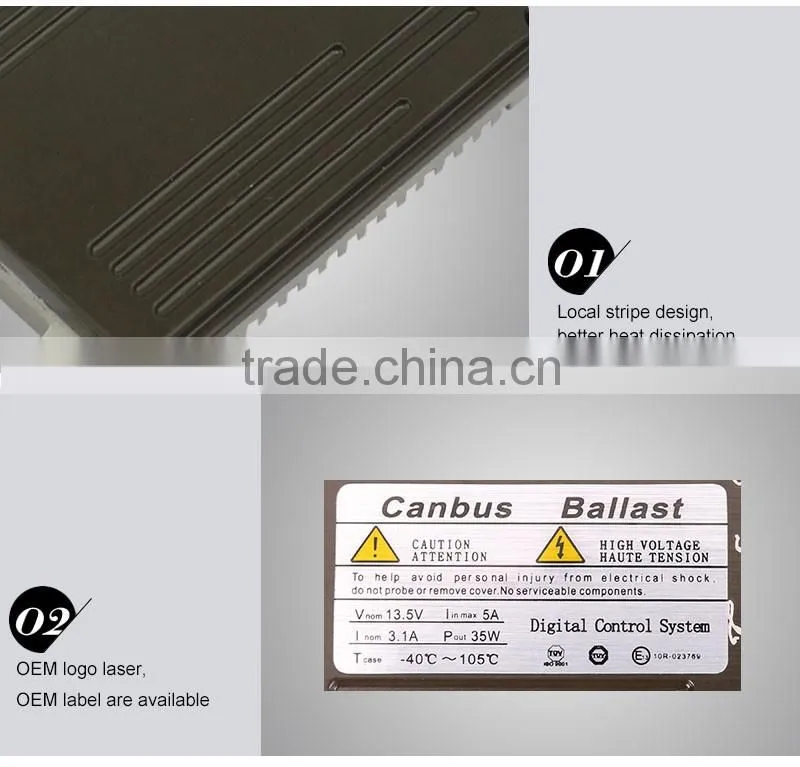 High quality Canbus HID ballast 35w hid ballast repair kit