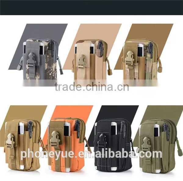 universal outdoor sports hip waist belt bag wallet purse bag with zipper for phone