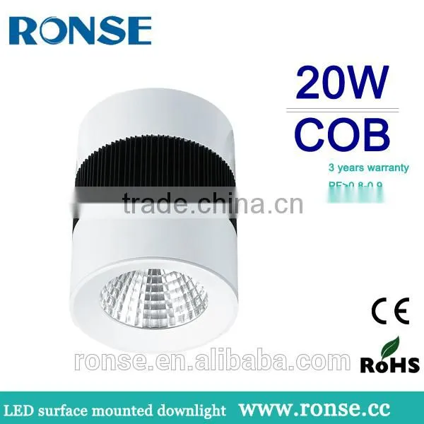Ronse factory epistar led surface mounted downlight CRI>80(RS-2608)
