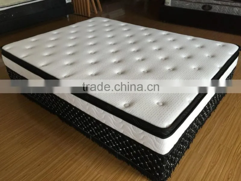 Holiday inn hotel bedroom furniture pocket spring mattress
