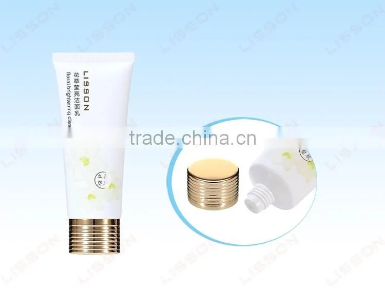 D35mm Electrified Aluminum Cap Face Cleanser PE Tube