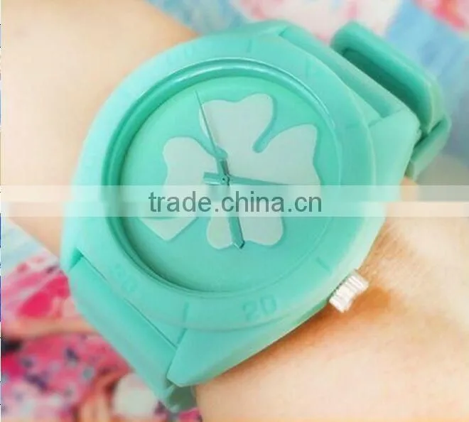 promotional large double face design your own plastic gift watch