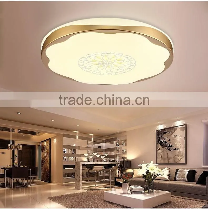 2016 New design modern ceiling light led ceiling light round with art design