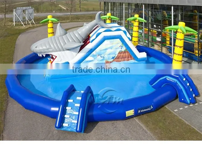 New product PVC giant water park slides inflatable water slide for sale