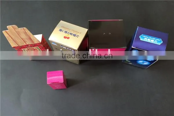 factory price pvc window paper package box for cosmetic