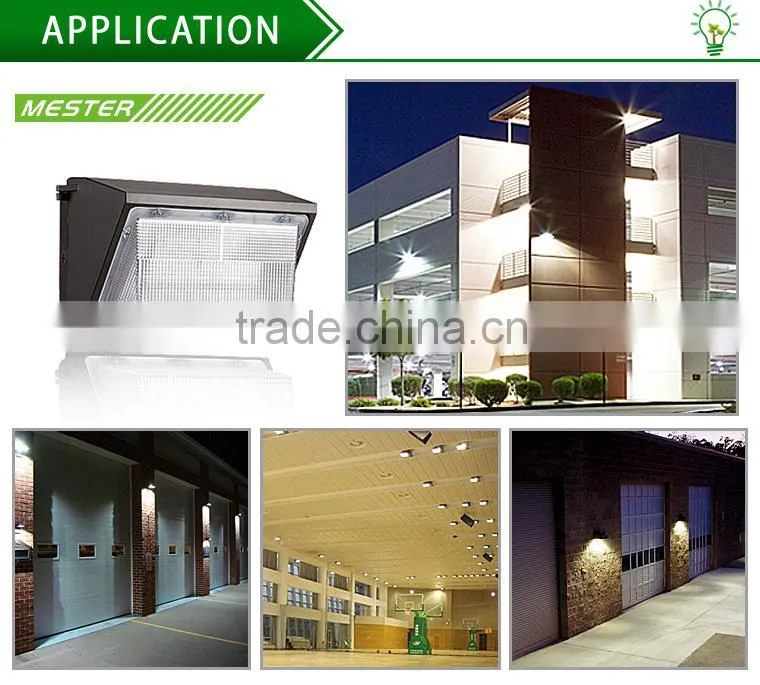 UL/DLC listed standard Medium wall mount Classic LED Wall Pack luminaire