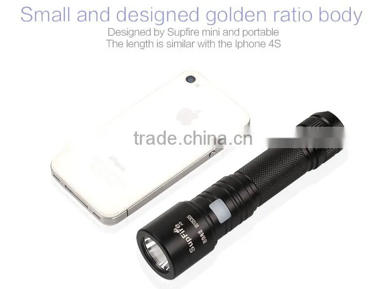 A5 USB flashlight XPE LED rechargeable led torch