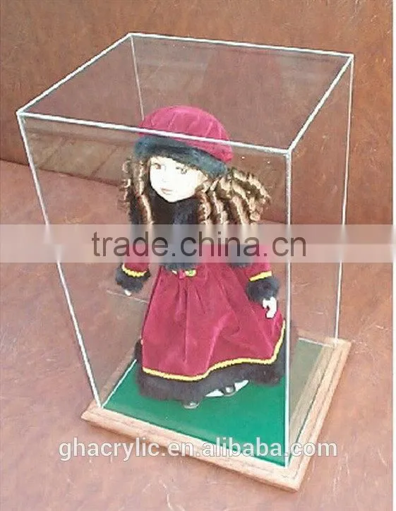 GH-RZ442 New Large Cube Acrylic Display Cabinet Cover ,customized acrylic cover