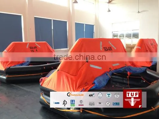 CCS Approved Throw-Over Inflatable Life Raft for 66 Person