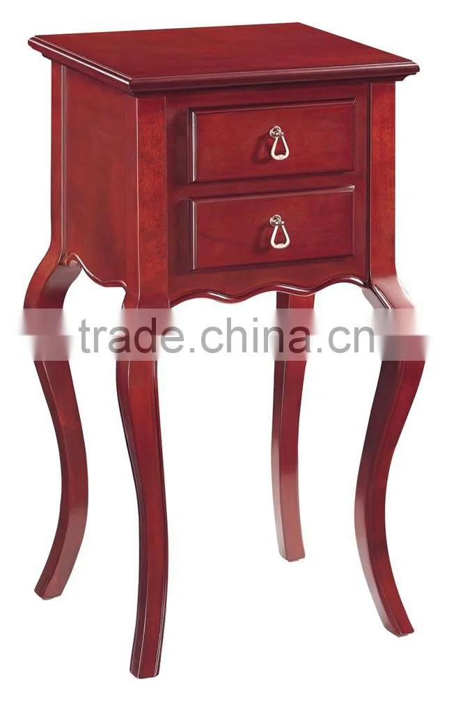 european style decorative wood walnut veneer plywood table C05