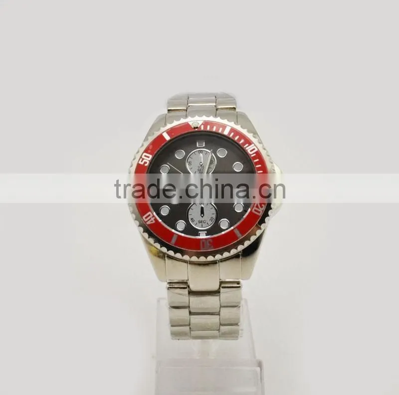Classic mans business wrist watch calendar quartz watches men
