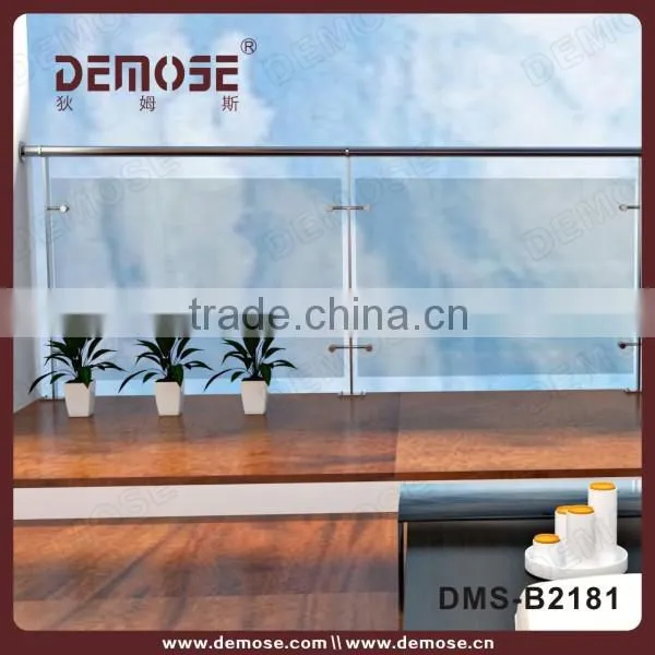 square tube clamp safety glass fittings garden fencing