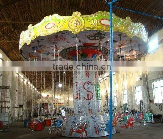 hottest amusement park chair tower flying swing chair equipment