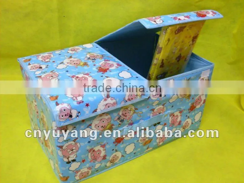 Waterproof cartoon fabric cover storage box
