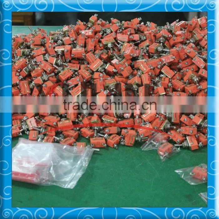 YULIN 1322 6Pins Screw Terminal 6Amp Mini ON-OFF-ON Toggle Switch