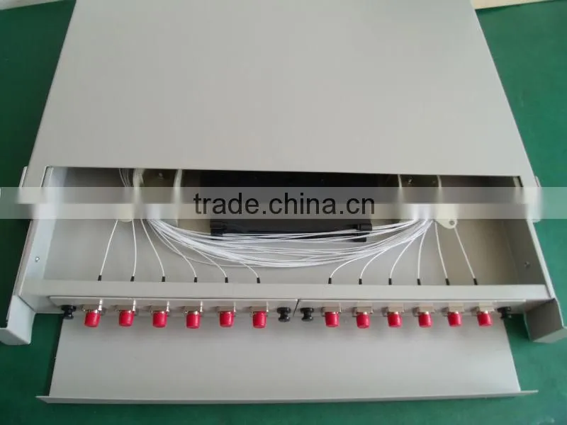 24 SC cores Slidable Rack-mount Fiber Optic Distribution Frame(ODF)