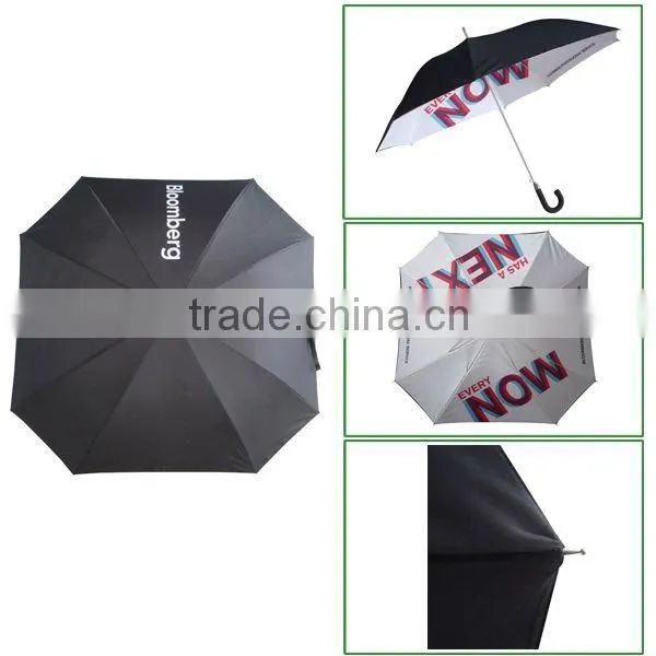 12k aluminum promotional straight umbrella