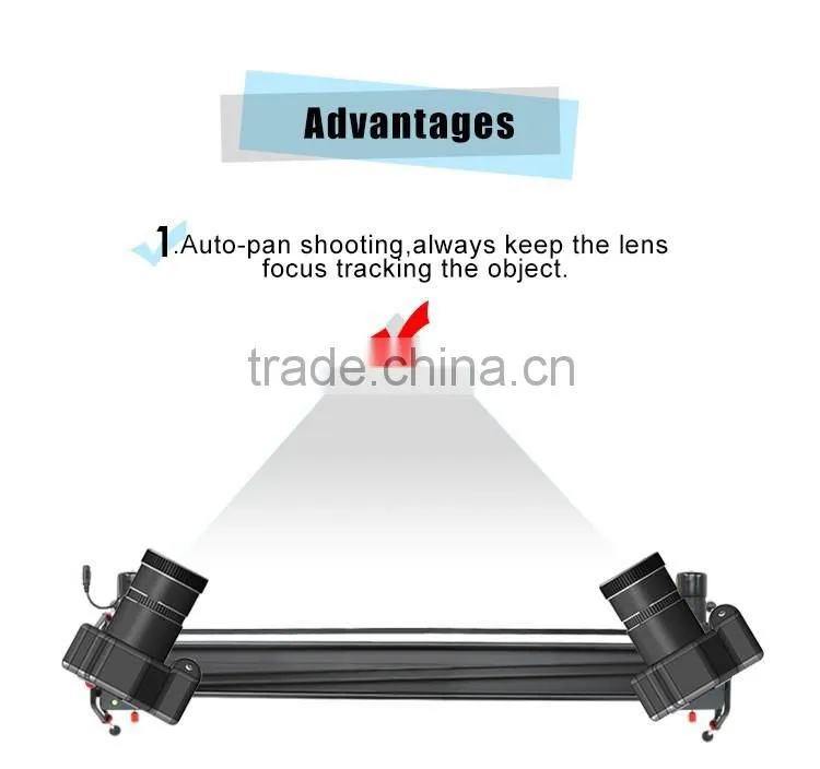Professional timelapse slider for studio video shooting motorized slider newest