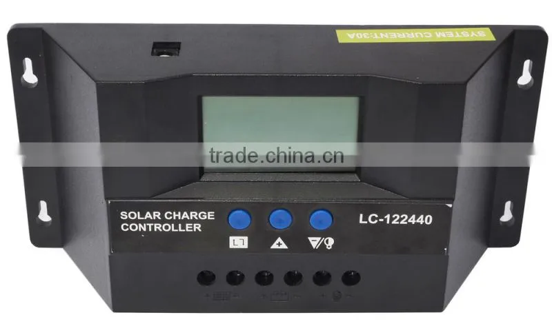 30A Solar Charge Controller 12V/24V for Home LCD display