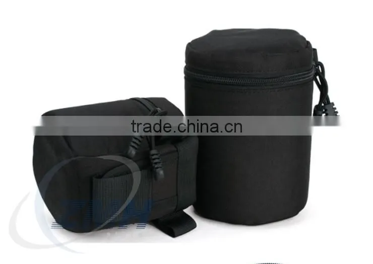 Factory Black Nylon Digital Camera Lens Bag