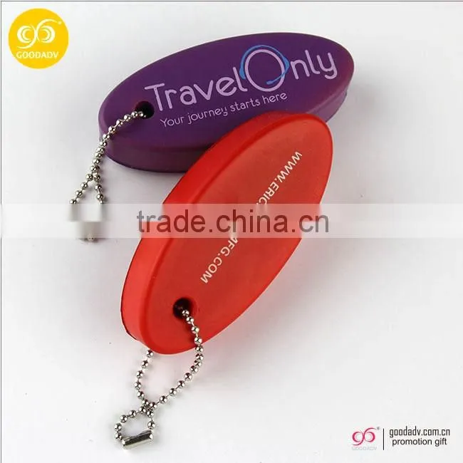 Wholesale lowest priced promotional custom foam float key ring