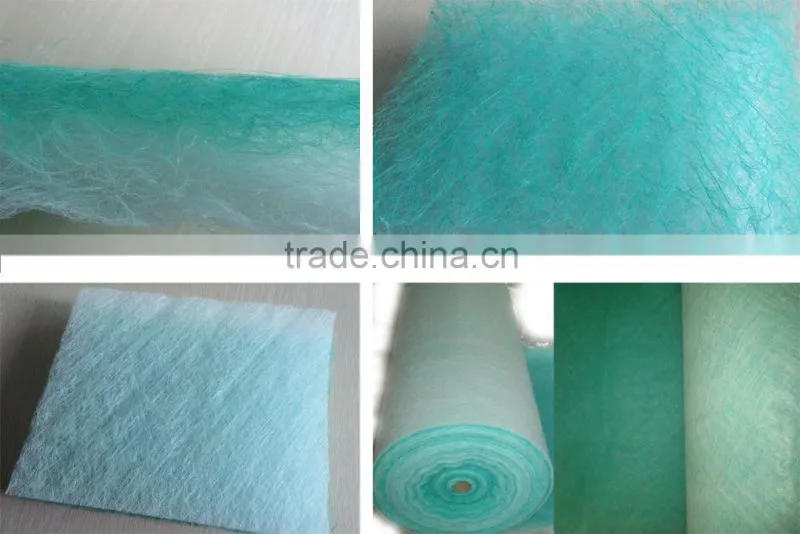 fiberglass paint arrestor filter media with custom size