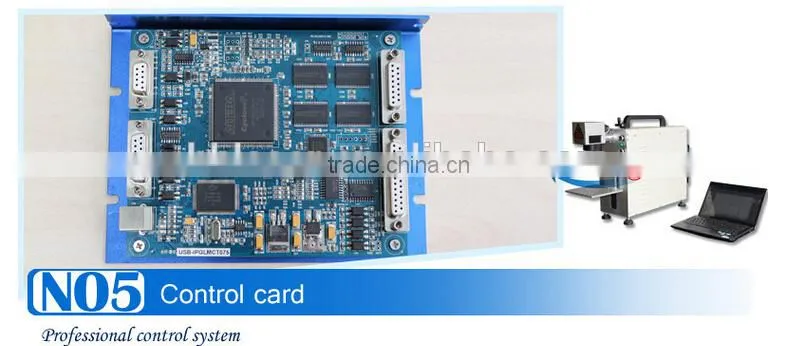 Huahai laser 20W fiber laser marking machine for metal on promotion
