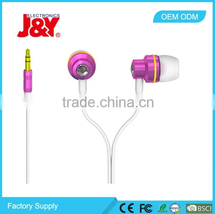 NEW MODEL HOT SALE METAL EARPHONE IN EAR EARPHONES