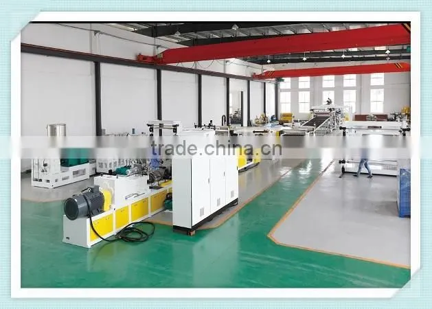 Intelligence high effeciency apet petg sheet extruder