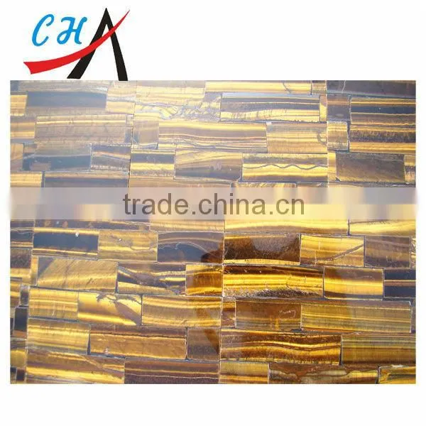 tiger eye tile gemstone mosaic tiles