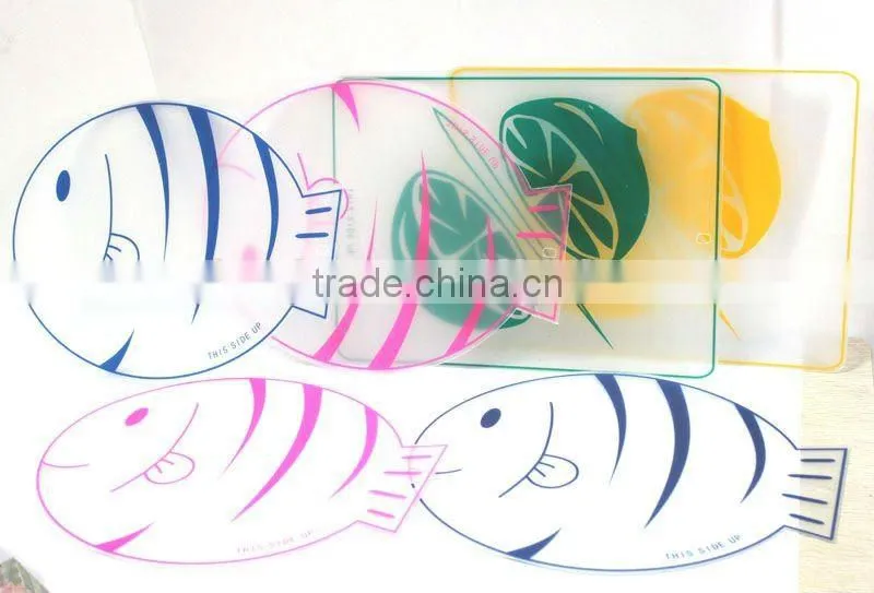 new design plastic PP frosted PET placemat
