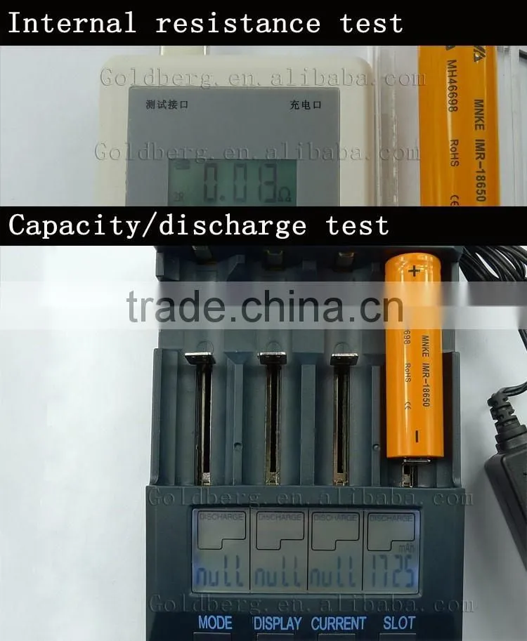 Best quality mnke IMR18650 3.7v 1500mah Li-ion rechargeable battery with factory price